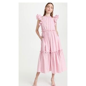 Cinq A Sept Sofia Striped Yanin Dress. Pristine. Size 14